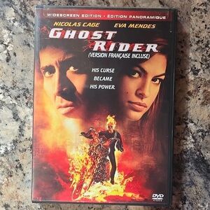 Marvel Ghost Rider DVD with Fiery Red Cover